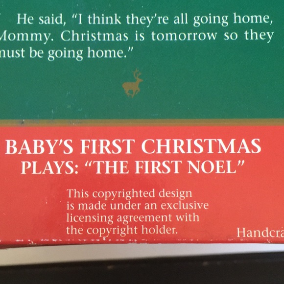 Musical Cold-cast Porcelain Collectible,Baby’s 1st - Picture 4 of 6